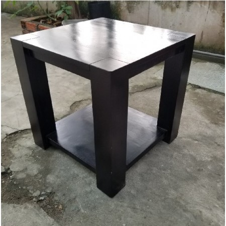ChunKy Walnut : Đôn Góc Trang Trí Gỗ Sồi - 2 Tầng